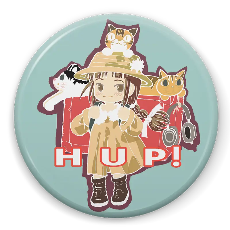 HUP2023 缶バッジ